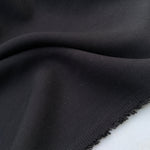 Black 100% Rayon Lyocell Twill Medium Weight 58″ Woven Fabric By the Yard 60″