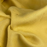 100% Italian Linen Yellow Heavy Canvas 12 oz Upholstery/Apparel Fabric By The Yard 60″