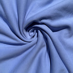 Cotton Fleece Riptide With Matching Rib Medium Weight | 400 GSM/ 12 OZ Knit Sweatshirt Fabric By The Yard