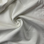 Heavy Cotton French Terry White Knit | 450 GSM/22 Oz Heavy Sweatshirt Fabric By The Yard | Matching Jersey & Rib Sold Separately