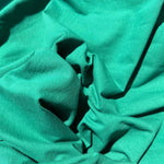 100% Cotton Jersey Kelly Green Knit Medium-Heavy Weight Eco-Friendly Fabric By The Yard 60″