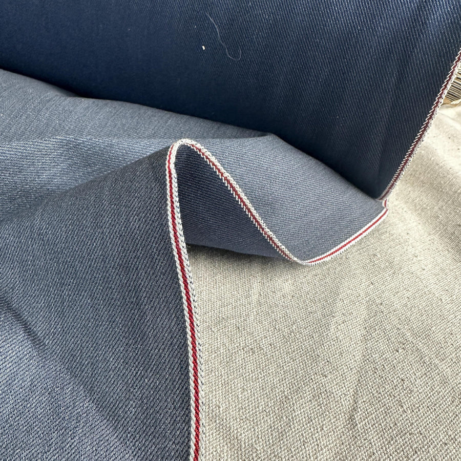Charcoal Gray Japanese Selvedge Denim, 11 oz | 32"-40" Wide