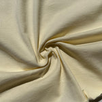 100% Cotton Jersey Light Yellow Knit Medium-Heavy Weight Eco-Friendly Fabric By The Yard 60″