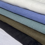 100% Linen Fabric by the Yard | 60 Inch 6oz Material for Sewing, Apparel & DIY Projects
