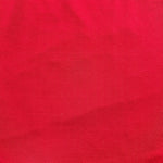 Cotton Fleece Red With Matching Rib Medium Weight | 400 GSM/ 12 OZ Knit Sweatshirt Fabric By The Yard