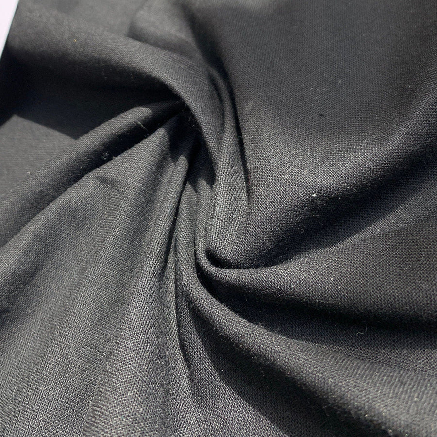 Black Cotton Broadcloth
