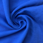 Heavy Cotton French Terry Royal Blue Knit With Matching Jersey and Rib | 450 GSM/22 Oz French Terry Heavy Sweatshirt Fabric By The Yard