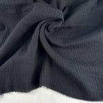 Cotton Gauze Fabric – 100% Cotton Black or White | Soft Lightweight 4 oz Gauze by the Yard