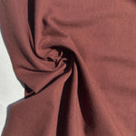 Brown Cotton Jersey, 13 oz
