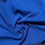 100% Cotton Jersey Royal Blue Knit Medium-Heavy Weight Eco-Friendly Fabric By The Yard 60″