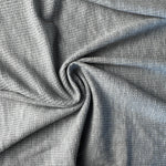 Cotton Baby Thermal Fabric – Gray 9 oz | Soft Waffle Knit 5% Spandex by the Yard