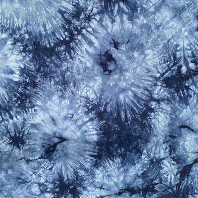 Midnight Blue Cloud Tie Dye | Bamboo Spandex Jersey Knit | Eco-Friendly | By The Yard