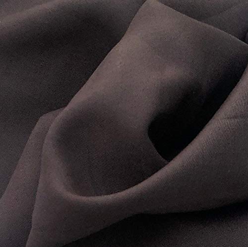 60" Brown 100% Lyocell Tencel Gabardine Twill Woven Fabric