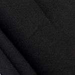 60" 100% Cotton Canvas 7 OZ Pitch Black Woven Fabric By the Yard