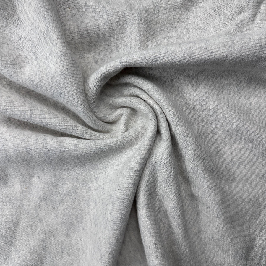 Heavy Cotton French Terry Oatmeal Gray Knit | 450 GSM/22 Oz Heavy Sweatshirt Fabric By The Yard | Matching Jersey & Rib Sold Separately
