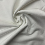 Heavy Cotton French Terry White Knit | 450 GSM/22 Oz Heavy Sweatshirt Fabric By The Yard | Matching Jersey & Rib Sold Separately