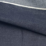 60" 100% Cotton Italian Denim 10 OZ Dark Indigo Blue Woven Fabric
