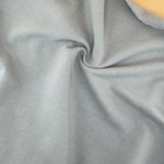 Organic Gray Cotton Fleece Medium Weight | 350 GSM/ 12 OZ Knit Sweatshirt Fabric By The Yard