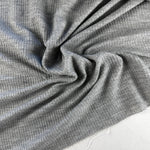 Cotton Brushed Thermal Fabric – Navy Blue 9 oz | Soft Waffle Knit 5% Spandex by the Yard