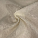 100% Linen Lightweight Checkered Fabric by the Yard -4 oz Apparel & Curtain Fabric, Soft and Breathable