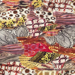Japanese Jewelry Pattern Silk Chiffon