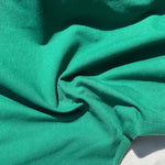 100% Cotton Jersey Kelly Green Knit Medium-Heavy Weight Eco-Friendly Fabric By The Yard 60″