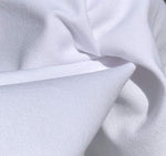60" 100% Cotton Canvas 7 OZ Pitch White Woven Fabric By the Yard