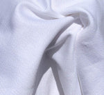 60" 100% Organic Cotton Twill 6 OZ White Woven Fabric By the Yard
