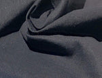 60" 100% Cotton Sheeting Black Apparel Woven Fabric by The Yard