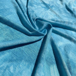 Bamboo Sky Blue & White Tie Dye | Spandex Jersey Knit | Eco-Friendly | By The Yard
