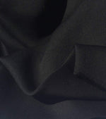 60" 100% Lyocell Tencel Gabardine Twill Black Woven Fabric