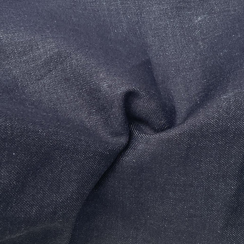 60" 100% Cotton Italian Denim 10 OZ Dark Indigo Blue Woven Fabric