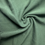 Heavy Cotton French Terry Hunter Green Knit With Matching Jersey and Rib | 450 GSM/22 Oz French Terry Heavy Sweatshirt Fabric By The Yard