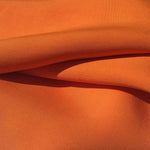 58" Rayon Faille Blitz Bright Orange Light Weight Woven Fabric