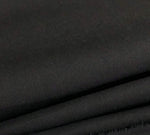 60" 100% Cotton Sheeting Broadcloth 5 OZ Black Woven Fabric