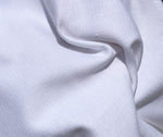 60" 100% Organic Cotton Twill 6 OZ White Woven Fabric By the Yard