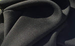60" Jet Black 100% Lyocell Tencel Gabardine Twill Woven Fabric