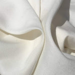 60" PFD 100% Lyocell Tencel Gabardine Twill Off White Woven Fabric