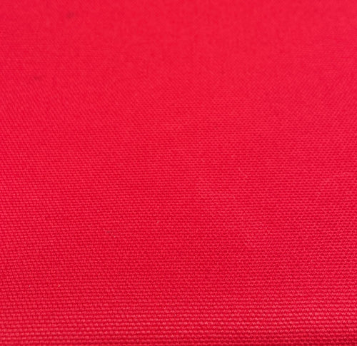 68" 100% Cotton Canvas USA Made Apparel & Upholstery Woven Fabric(Red)