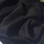 60" 100% Lyocell Tencel Gabardine Twill Black Woven Fabric