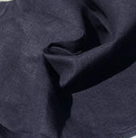 60" 100% Lithuanian Linen Prewashed Dark Navy Blue Woven Fabric