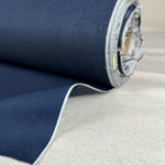 Selvedge Japanese Dark Navy Blue Denim | Woven Fabric by the Yard | 375 GSM/11 oz Denim | Textured Denim for Jeans, Jackets & Shirts