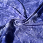 Bamboo Denim Blue Cloud Tie Dye | Spandex Jersey Knit | Eco-Friendly | By The Yard