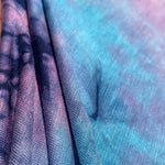 Bamboo Spandex Jersey Knit Blue,Pink & Purple Cloud Tie Dye Splash 60″ Eco-Friendly Fabric By The Yard eco-friendly