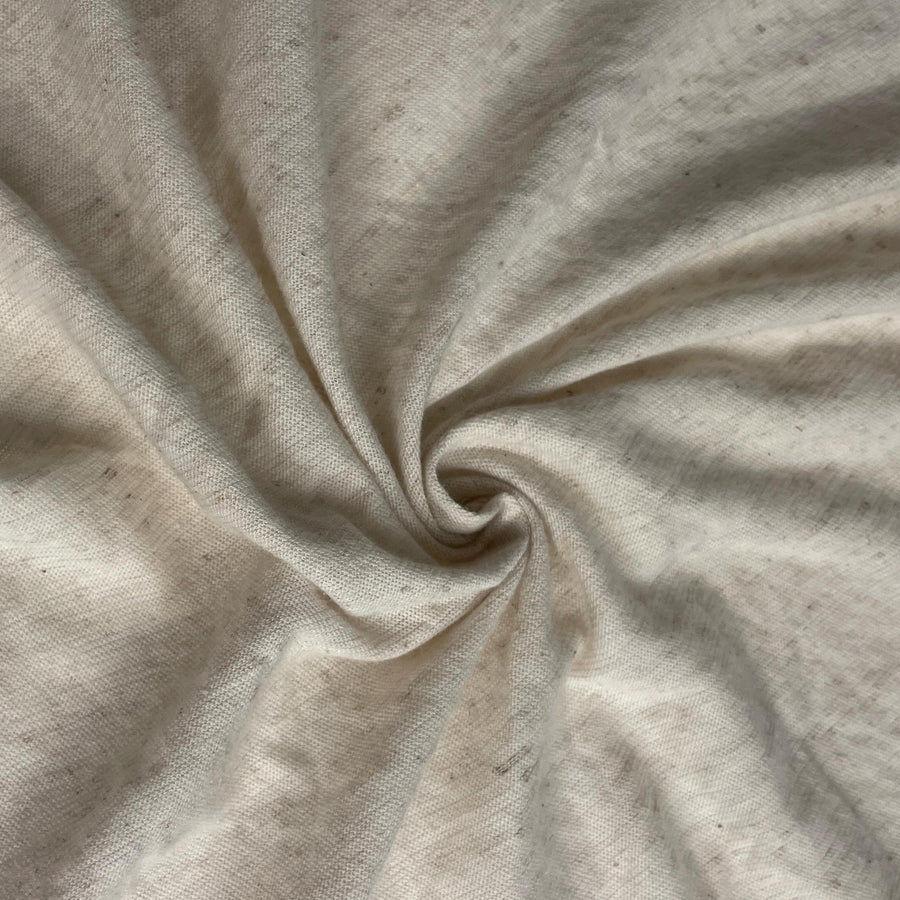 Linen Cotton PFD Natural Jersey Knit 60″ Eco-Friendly Fabric By The Yard