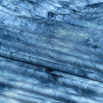 Bamboo Spandex Jersey Knit Teal Blue & White Cloud Tie Dye Splash 60″ Eco-Friendly Fabric By The Yard