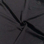 65" Modal Spandex Stretch Blend Piece Dyed Black Knit Fabric