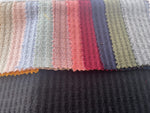 58" Rayon Polyester Poly 200 GSM Spandex with Waffle Knit Fabric