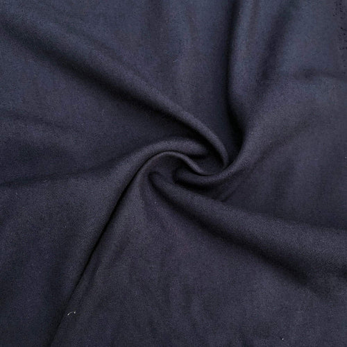 60" Dark Blue 100% Lyocell Tencel Gabardine Medium Weight Woven Fabric