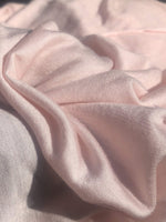 68" Modal Spandex Stretch Blend Solid Light Pink Jersey Knit Fabric